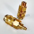 Brass Fitting CNC Turning Machining Parts for Gas Pipe Connector